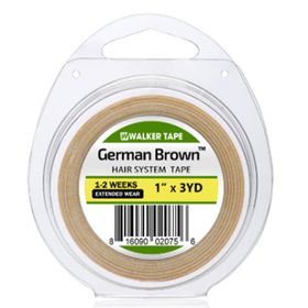 Walker Tape German Brown Roll Tape Rulo 3 Yds 2.74 m Protez Saç Bandı