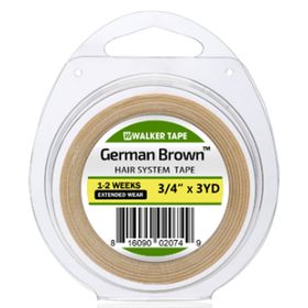 Walker Tape German Brown Roll Tape Rulo 3 Yds 2.74 m Protez Saç Bandı