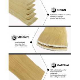 Walker Tape Lace Front Hair Extension 1 & 9/16'' 5/16'' 4.0.8 cm 120 Adet Kaynak Bandı