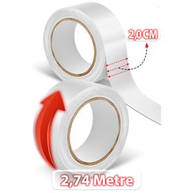 Walker Tape Lace Front Roll Tape Rulo 3 Yds 2.74 m Protez Saç Bandı