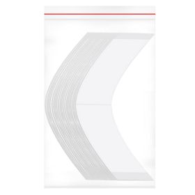 Walker Tape No Shine Oval Parlama Yapmaz A" 2.0x7.5 cm 36 Adet Protez Saç Bandı
