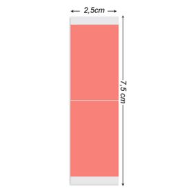 Walker Tape Sensi Tak Düz 1x3" 2.5x7.5 cm 36 Adet Protez Saç Bandı