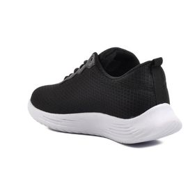 Walkway Aldan Siyah-Beyaz Fileli Unisex Spor Ayakkabı