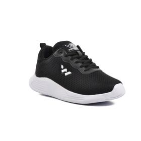 Walkway Aldan Siyah-Beyaz Fileli Unisex Spor Ayakkabı