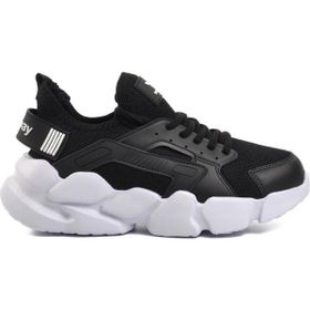 Walkway Hura Siyah Beyaz Unisex Spor Ayakkabı