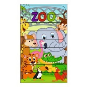 Walldeco Eğitici Öğretici Zeka Geliştirici Sevimli Ahşap Çubuk Puzzle