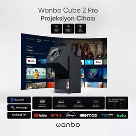 Wanbo Cube 2 Pro Lacivert Projeksiyon Cihazı