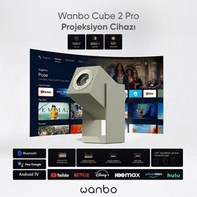 Wanbo Cube 2 Pro Yeşil Projeksiyon Cihazı