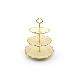 Wanelli 17674-13G Golden Rey 32 cm 3 Katlı Kurabiyelik