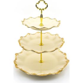 Wanelli 17674-13G Golden Rey 32 cm 3 Katlı Kurabiyelik