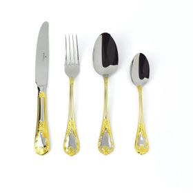 Wanelli HR9055-002 Full Altın 84 Parça Çatal Kaşık Bıçak Takımı