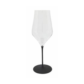 Wanelli WN1172 6'lı 520 ml Ballet Siyah Ayklı Büyük Su Bardak