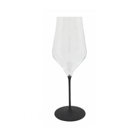 Wanelli WN1172 6'lı 520 ml Ballet Siyah Ayklı Büyük Su Bardak