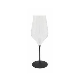 Wanelli WN1173 6'lı 520 ml Ballet Siyah Ayklı Büyük Su Bardak