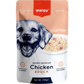 Wanpy 100 gr 12 Adet Pouch Tavuklu Yaş Köpek Maması