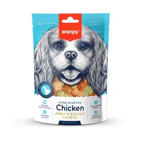 Wanpy 100 gr Bisküvi Üzerine Gerçek Tavuk Sargılı Köpek Ödülü