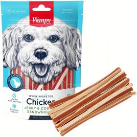 Wanpy 100 gr Gerçek Tavuk Fileto Köpek Ödül Maması
