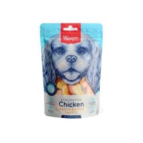 Wanpy 100 gr Oven Roasted Doğal Tavuk Sargılı Bisküvili Köpek Ödülü