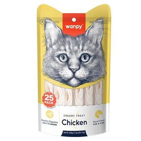 Wanpy 14 gr 25'li Tavuklu Sıvı Kedi Ödül Maması