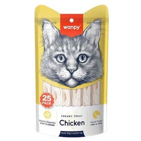 Wanpy 25x14 gr Tavuklu Krema Kedi Ödülü