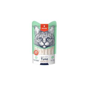 Wanpy 25x14 gr Ton Balıklı ve Deniz Taraklı Sıvı Krema Kedi Ödülü