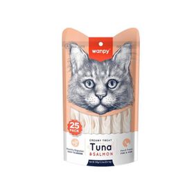 Wanpy 25x14 gr Ton ve Somonlu Puding Kedi Ödülü