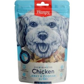 Wanpy 3x100 gr Oven Roasted Doğal Tavuklu ve Morina Balıklı Sandviç Köpek Ödülü