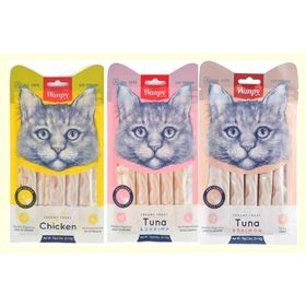 Wanpy 3x70 gr Tavuk-Somon ve Karides 3 Paket Sıvı Ödül Maması