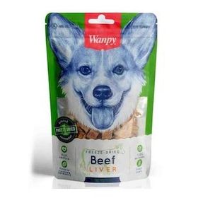 Wanpy 40 gr Kurutulmuş Dana Ciğerli Köpek Ödül Maması