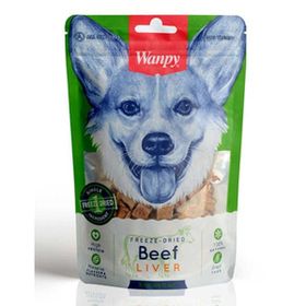 Wanpy 40 gr Kurutulmuş Dana Ciğerli Köpek Ödül Maması
