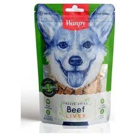 Wanpy 40 gr Kurutulmuş Dana Ciğerli Köpek Ödül Maması