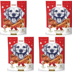 Wanpy 4x300 gr Karışık Yılbaşı Köpek Ödülü
