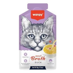 Wanpy 50 gr Kediler için Ördek Eti Çorbası