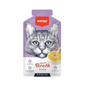 Wanpy 50 gr Kediler için Ördek Eti Çorbası