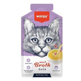 Wanpy 50 gr Kediler için Ördek Eti Çorbası
