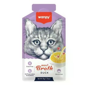 Wanpy 50 gr Kediler için Ördek Eti Çorbası