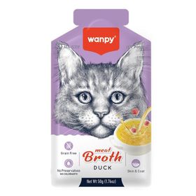 Wanpy 50 gr Kediler için Ördek Eti Çorbası