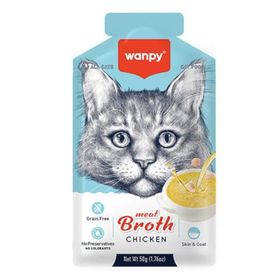 Wanpy 50 gr Kediler için Tavuk Eti Çorbası