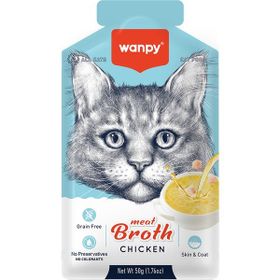 Wanpy 50 gr Kediler için Tavuk Eti Çorbası