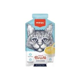 Wanpy 50 gr Kediler için Tavuk Eti Çorbası