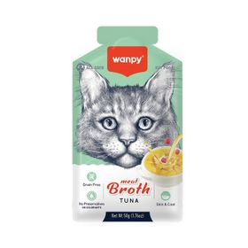 Wanpy 50 gr Kediler için Ton Balığı Eti Çorbası
