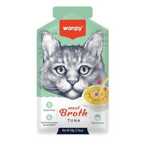 Wanpy 50 gr Kediler için Ton Balığı Eti Çorbası