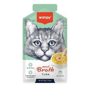 Wanpy 50 gr Kediler için Ton Balığı Eti Çorbası