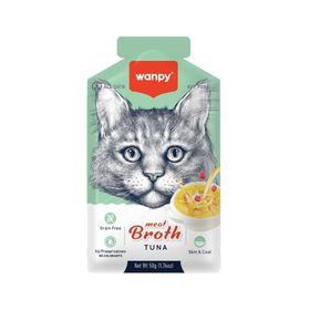 Wanpy 50 gr Kediler için Ton Balığı Eti Çorbası