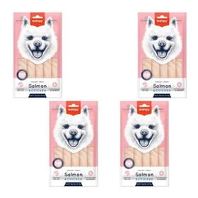 Wanpy 5x14 gr 4 Adet Somonlu ve Tavuklu Krema Köpek Ödülü