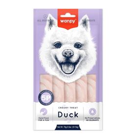 Wanpy 5x14 gr Ördekli Sıvı Köpek Ödül Maması