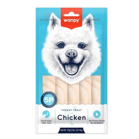 Wanpy 5x14 gr Tavuklu Krema Köpek Ödülü