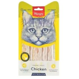 Wanpy 5X14 Gr Tavuklu Sındirim Sistemi Destekleyici Krema Kedi Ödül Maması