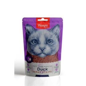 Wanpy 80 gr Gerçek Ördek Şerit Yumuşak Kedi Ödülü
