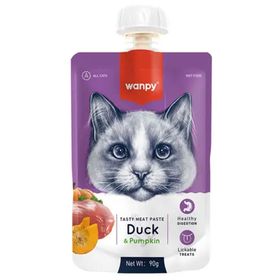 Wanpy 90 gr Taze Ördekli Bal Kabaklı Kedi Et Ezmesi